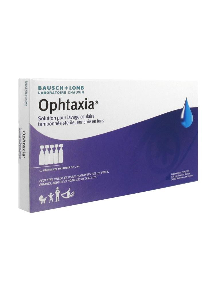 Ophtaxia. Solution pour lavage oculaire. 10 unidoses 
